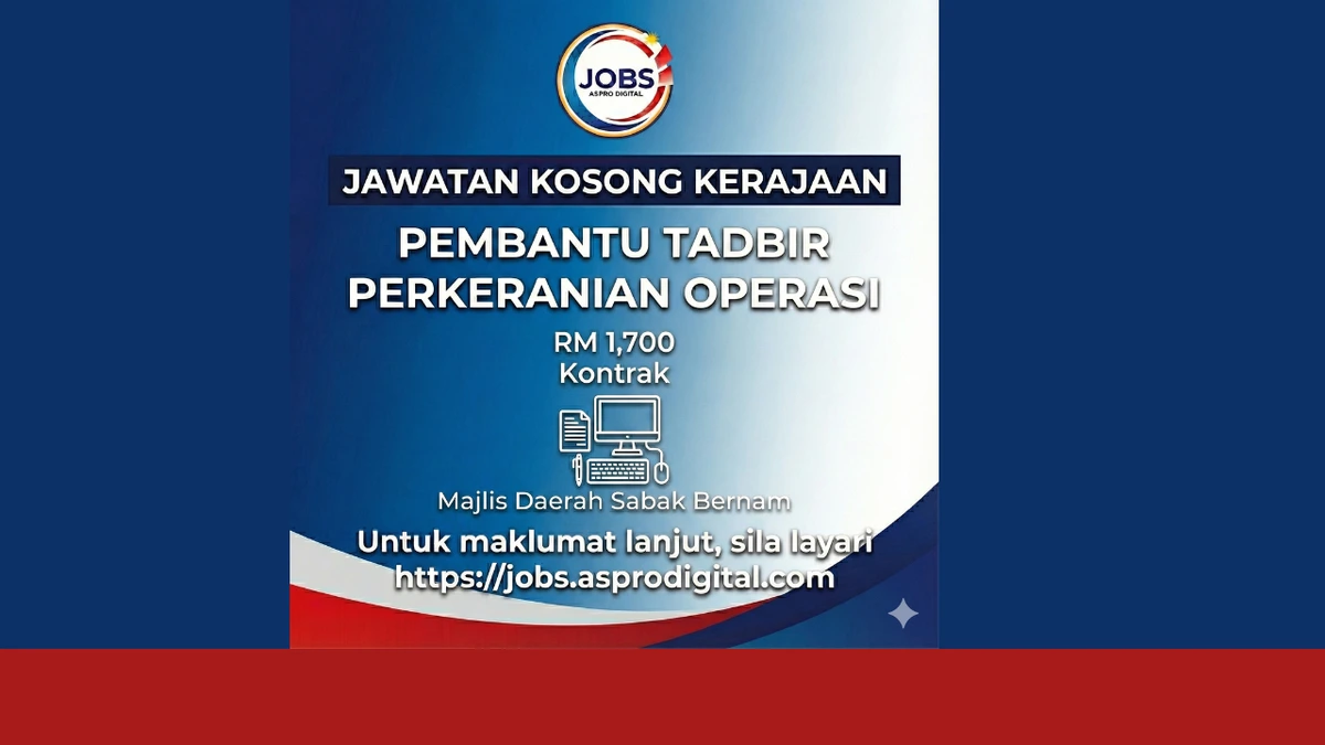 Pembantu Tadbir Perkeranian Operasi MyStep di MDSB